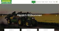 Desktop Screenshot of bslandtechnik.de