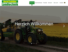 Tablet Screenshot of bslandtechnik.de